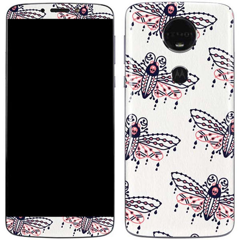Cat Coq Blush Moth Moto E5 Plus Skin