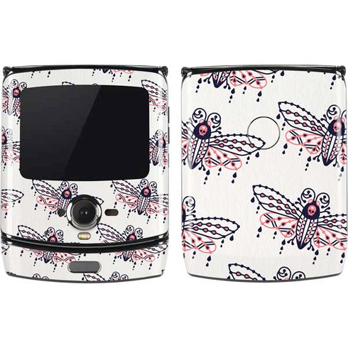 Cat Coq Blush Moth Motorola RAZR Skin