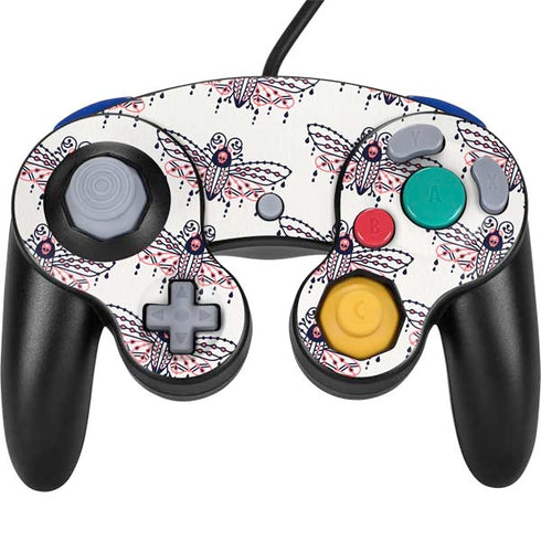 Cat Coq Blush Moth Nintendo GameCube Controller Skin
