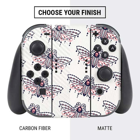 Cat Coq Blush Moth Nintendo Switch Bundle Skin