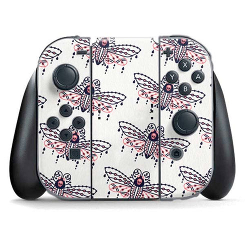 Blush Moth by Cat Coq Nintendo Switch (2017-2021) Joy-Con Controller Skin