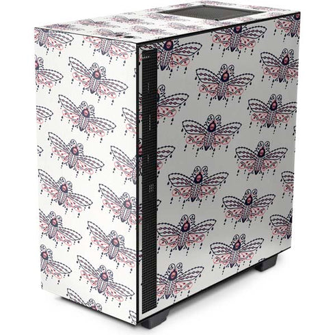 Cat Coq Blush Moth NZXT H510 Compact ATX Mid-Tower Case Skin