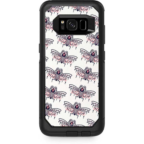 Cat Coq Blush Moth Otterbox Commuter Galaxy Skin