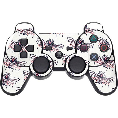 Cat Coq Blush Moth PS3 Dual Shock wireless controller Skin