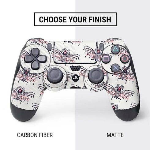 Cat Coq Blush Moth PS4 Controller Skin