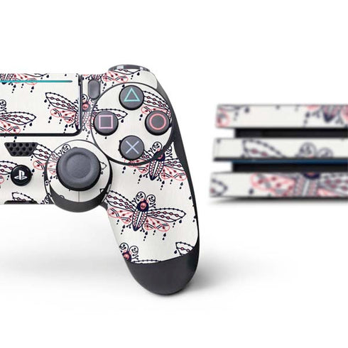 Cat Coq Blush Moth PS4 Pro Bundle Skin