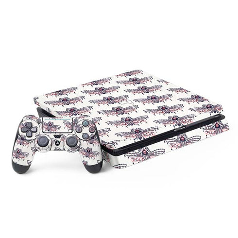 Cat Coq Blush Moth PS4 Slim Bundle Skin