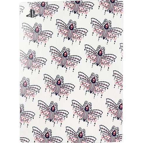 Cat Coq Blush Moth PS5 Console Skin