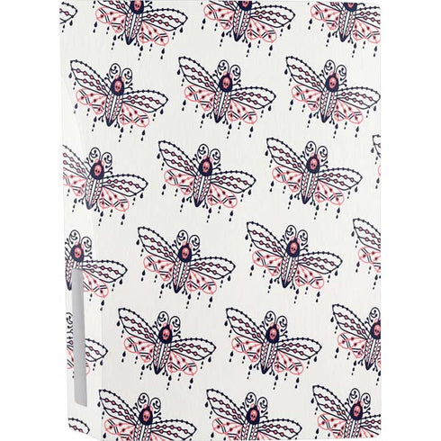 Cat Coq Blush Moth PS5 Console Skin