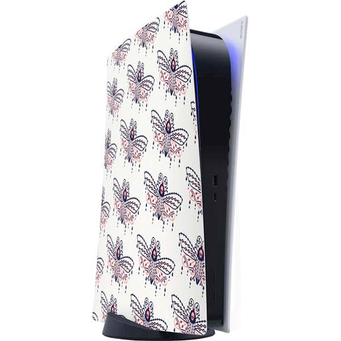 Cat Coq Blush Moth PS5 Digital Edition Console Skin