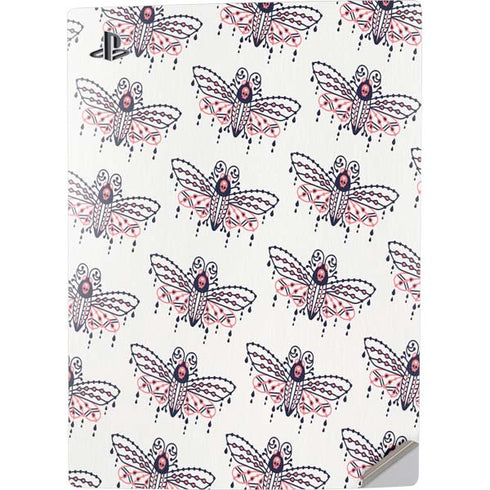 Cat Coq Blush Moth PS5 Digital Edition Console Skin