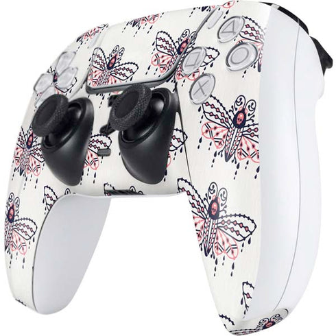 Cat Coq Blush Moth PS5 Controller Skin