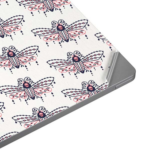 Cat Coq Blush Moth Universal Laptop 12in (9.8 x 6.8in) Skin
