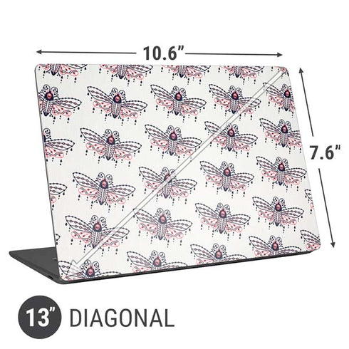 Cat Coq Blush Moth Universal Laptop 13in (10.6 x 7.6in) Skin