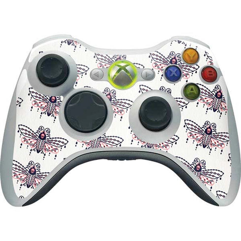 Cat Coq Blush Moth Xbox 360 Wireless Controller Skin