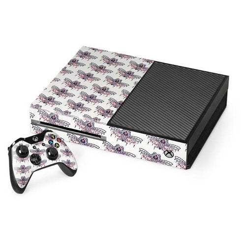 Cat Coq Blush Moth Xbox One Console and Controller Bundle Skin