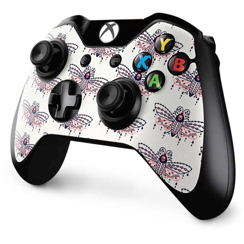 Cat Coq Blush Moth Xbox One Controller Skin