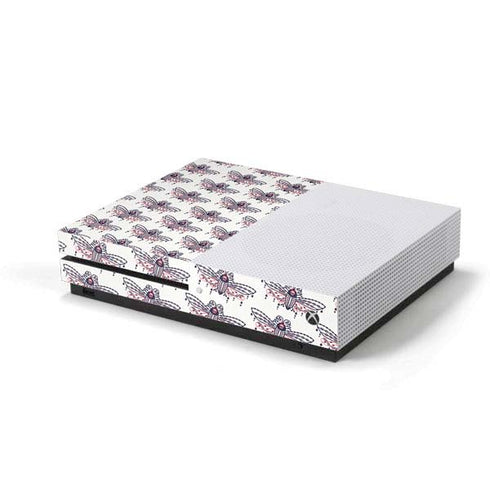 Cat Coq Blush Moth Xbox One S Console Skin
