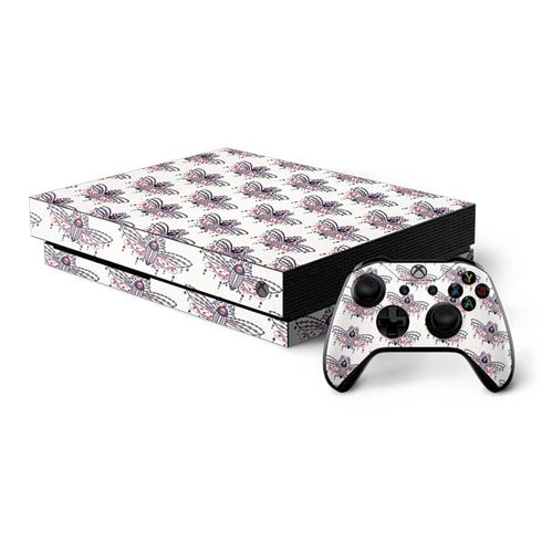 Cat Coq Blush Moth Xbox One X Bundle Skin