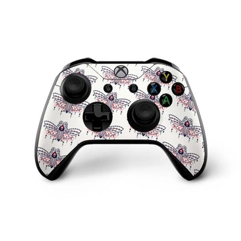 Cat Coq Blush Moth Xbox One X Controller Skin