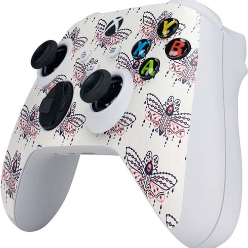 Cat Coq Blush Moth Xbox Series S Controller Skin