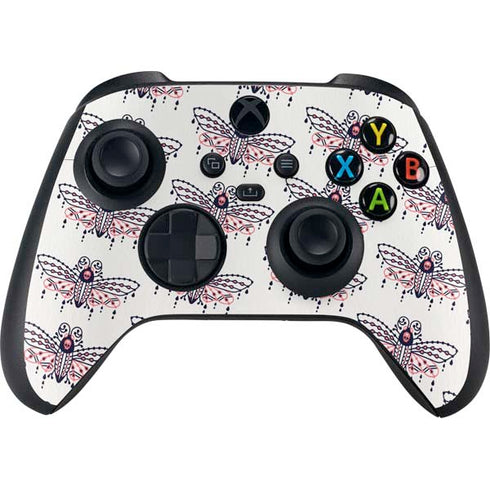 Cat Coq Blush Moth Xbox Series X Controller Skin