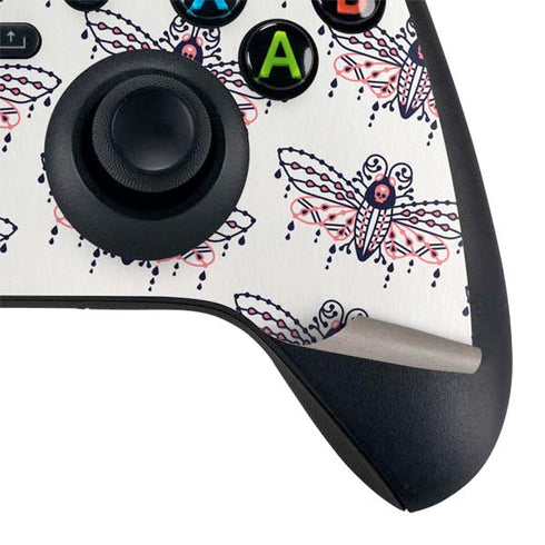 Cat Coq Blush Moth Xbox Series X Controller Skin