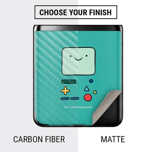 Adult Swim Adventure Time BMO Galaxy Z Flip Skin