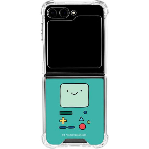 Adult Swim Adventure Time BMO Galaxy Z Flip5 5G Clear Case
