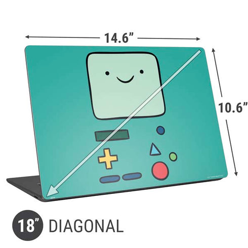 Adult Swim Adventure Time BMO Universal Laptop 18in (14.6 x 10.6in) Skin