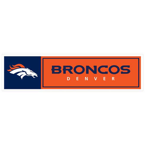 NFL Denver Broncos 11" x 3" Bumper Sticker