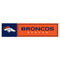 NFL Denver Broncos 11" x 3" Bumper Sticker