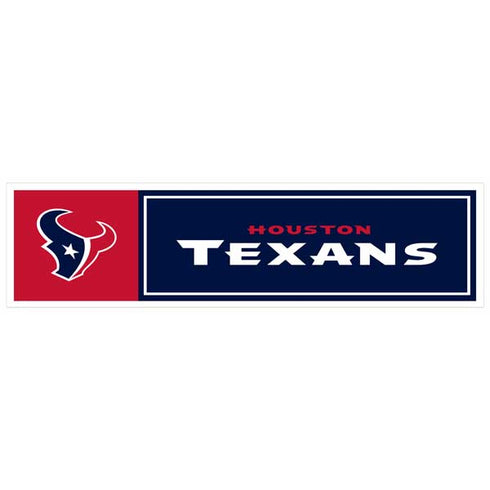 NFL Houston Texans 11" x 3" Bumper Sticker