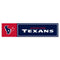 NFL Houston Texans 11" x 3" Bumper Sticker