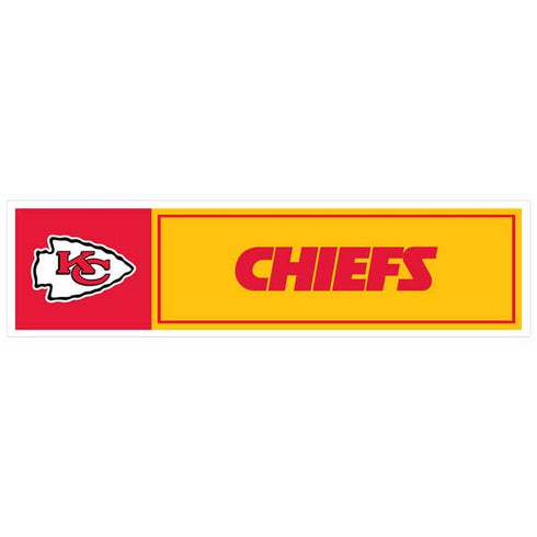 NFL Kansas City Chiefs 11" x 3" Bumper Sticker