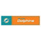 NFL Miami Dolphins 11" x 3" Bumper Sticker