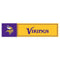 NFL Minnesota Vikings 11" x 3" Bumper Sticker