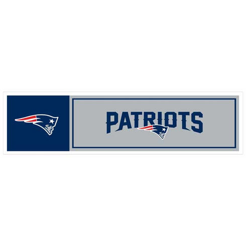 NFL New England Patriots 11" x 3" Bumper Sticker