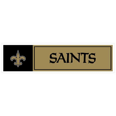 NFL New Orleans Saints 11" x 3" Bumper Sticker