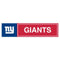 NFL New York Giants 11" x 3" Bumper Sticker