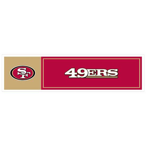 NFL San Francisco 49ers 11" x 3" Bumper Sticker