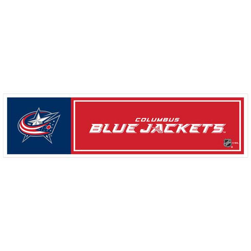 NHL Columbus Blue Jackets 11" x 3" Bumper Sticker
