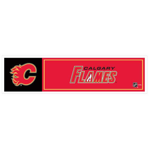 NHL Calgary Flames 11" x 3" Bumper Sticker