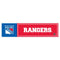 NHL New York Rangers 11" x 3" Bumper Sticker