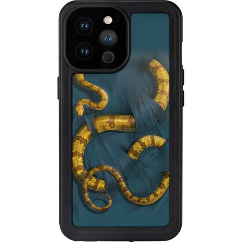 Vincent Hie Boa Constrictor iPhone 14 Pro Max Waterproof Case