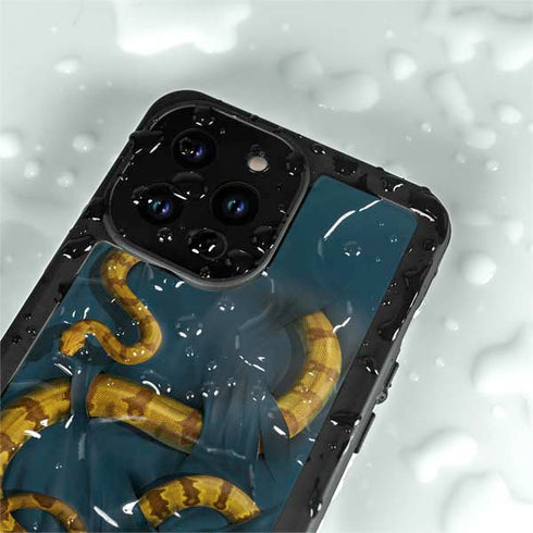 Vincent Hie Boa Constrictor iPhone 14 Pro Max Waterproof Case
