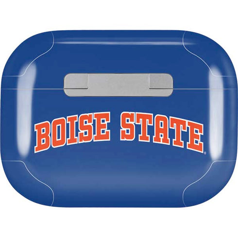 Boise State University Collegiate Text AirPods Pro 2nd Gen Skin