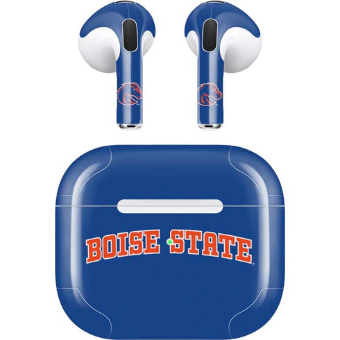 Boise State University Collegiate Text Apple AirPods (3rd Gen 2021) Skin