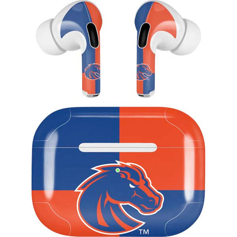 Boise State University Broncos Checkered AirPods Pro 2nd Gen Skin