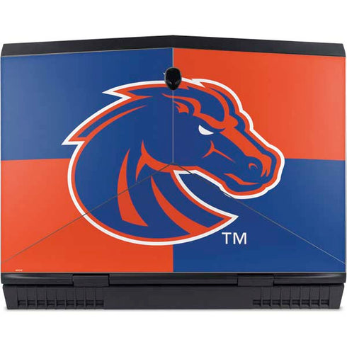 Boise State University Broncos Checkered Dell Alienware Skin